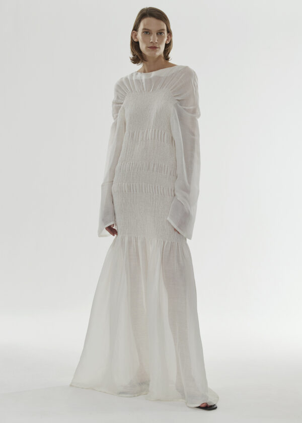 toteme stretch linen dress