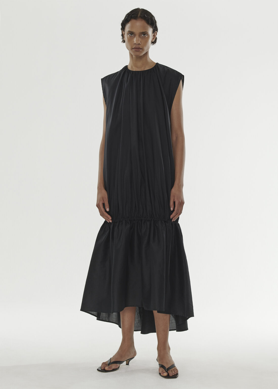 Pretoria dress black Totême