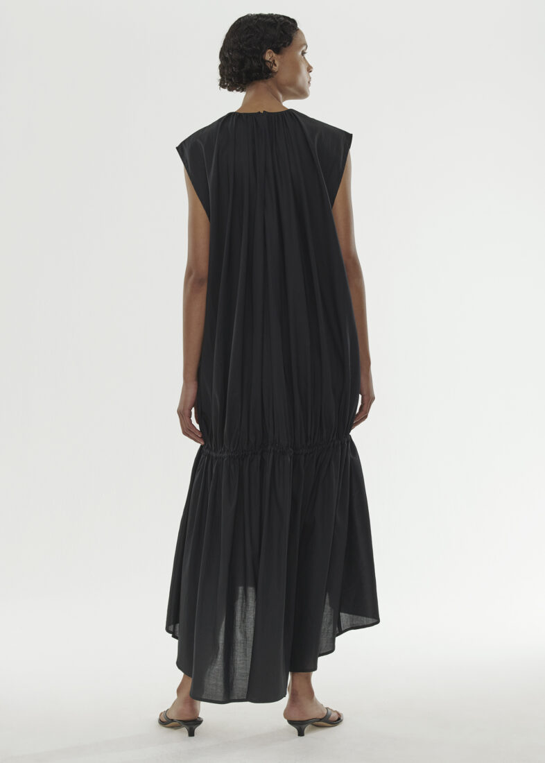 Pretoria dress black Totême