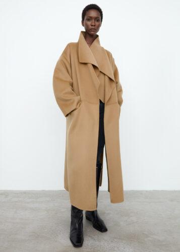 toteme camel coat